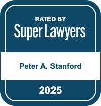 Rated by Super Lawyers Peter A. Stanford 2025